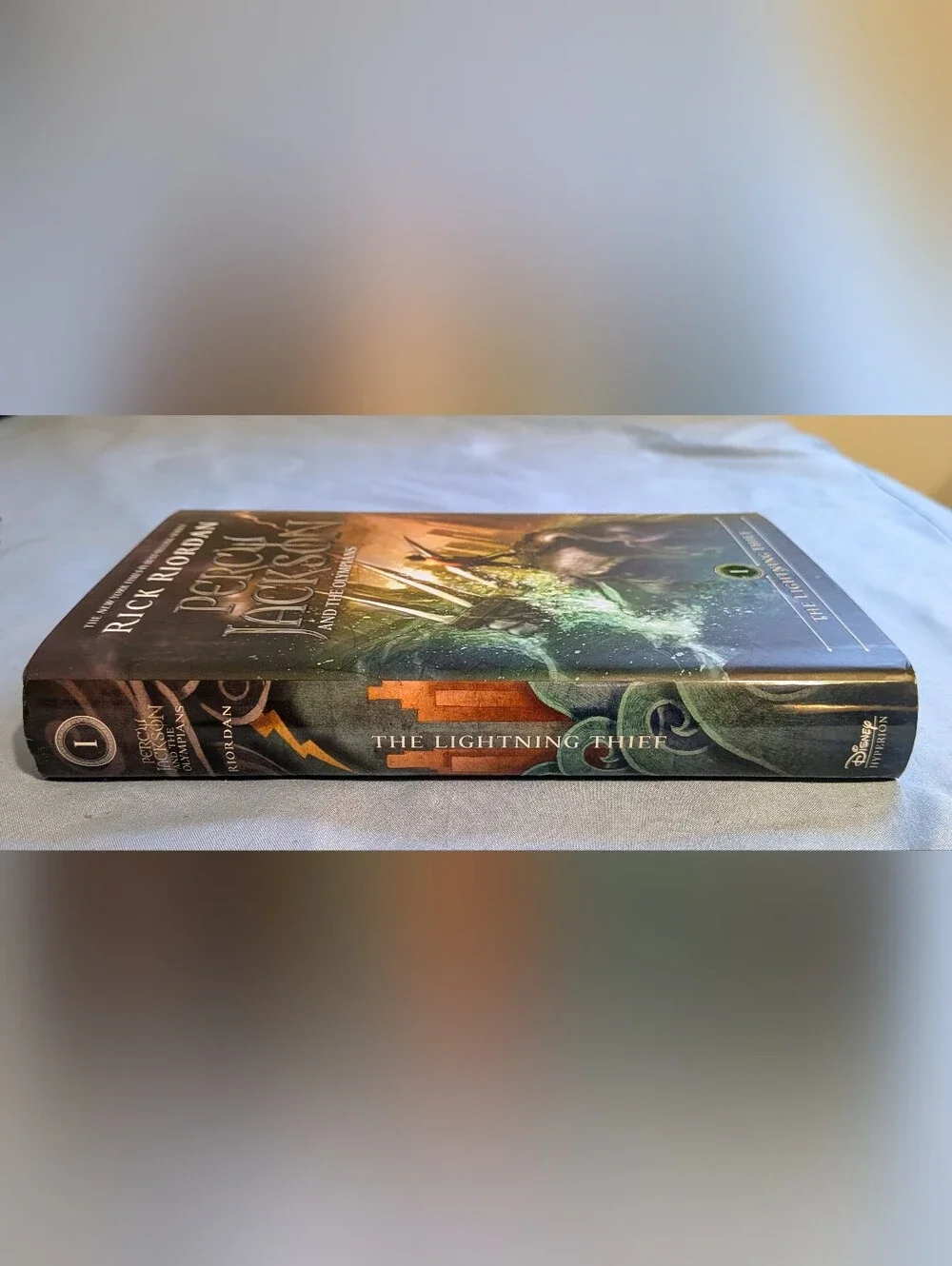 Percy Jackson Lightning Thief Hardcover 1st Edition Rick Riordan 2006 Disney